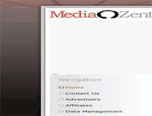Tablet Screenshot of mediazentric.com